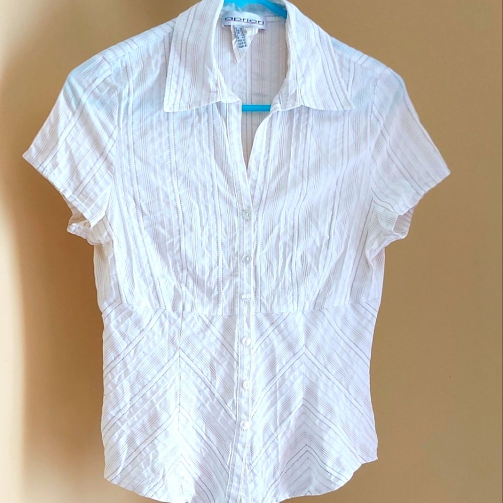 Fitted Apriori Striped Blouse